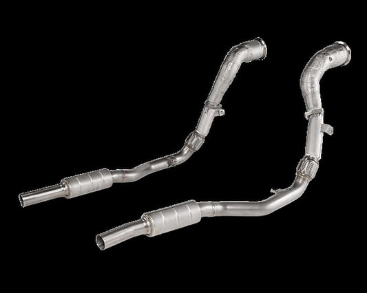 Akrapovic Downpipe / Link pipe set (SS) - Audi RS Q8 (4M) 2020 - 2022