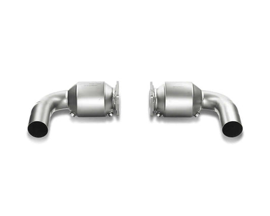 Akrapovic Link pipe set (100 cpsi cats, Titanium) - Porsche 911 Turbo/Turbo S (997 FL) 2010 - 2013