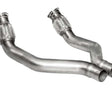 Akrapovic Link pipe set (SS) - for aftermarket exhaust system - Audi S6 Avant (C7) 2013 - 2017