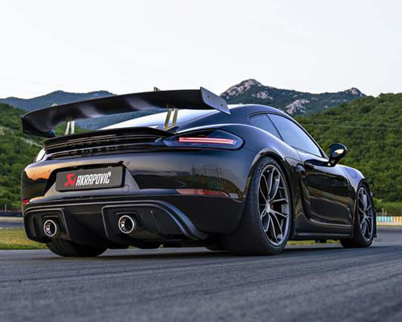 Akrapovic Slip-On Race Line (Titanium) - Porsche 718 Cayman GT4 / Spyder 2020 - 2022