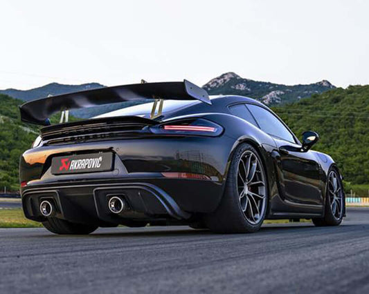 Akrapovic Slip-On Race Line (Titanium) - Porsche 718 Cayman GTS 4.0 / Boxster GTS 4.0 2020 - 2022