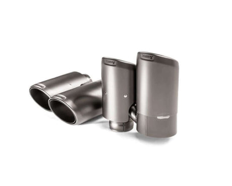 Akrapovic Tail pipe set (Titanium) - Porsche Cayenne Turbo / Coupé / GTS (536) 2018 - 2021 - FD Racing