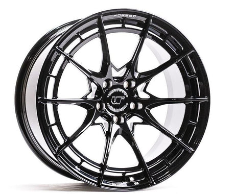 VR Forged D03-R Wheel Package Nissan 370Z 350Z 19x9.5 19x10.5 Gloss Black - FD Racing