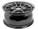 VR Forged D03-R Wheel Package Nissan 370Z 350Z 19x9.5 19x10.5 Hyper Black - FD Racing