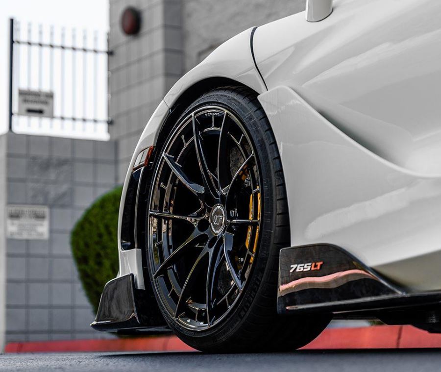 VR Forged D03-R Wheel Package McLaren 720S | 765 LT 20x9.5 21x12 Gloss Black - FD Racing