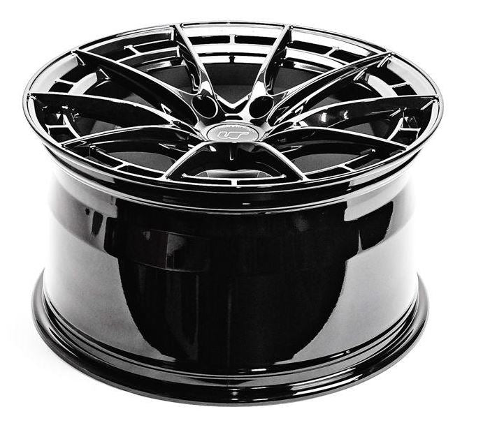 VR Forged D03-R Wheel Package Porsche 991 Turbo 20x9.0 20x12.0 Gloss Black - FD Racing