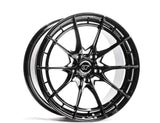 VR Forged D03-R Wheel Package Audi A8 20x9.0 Squared Gloss Black - FD Racing