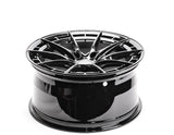 VR Forged D03-R Wheel Package Audi A8 20x9.0 Squared Gloss Black - FD Racing