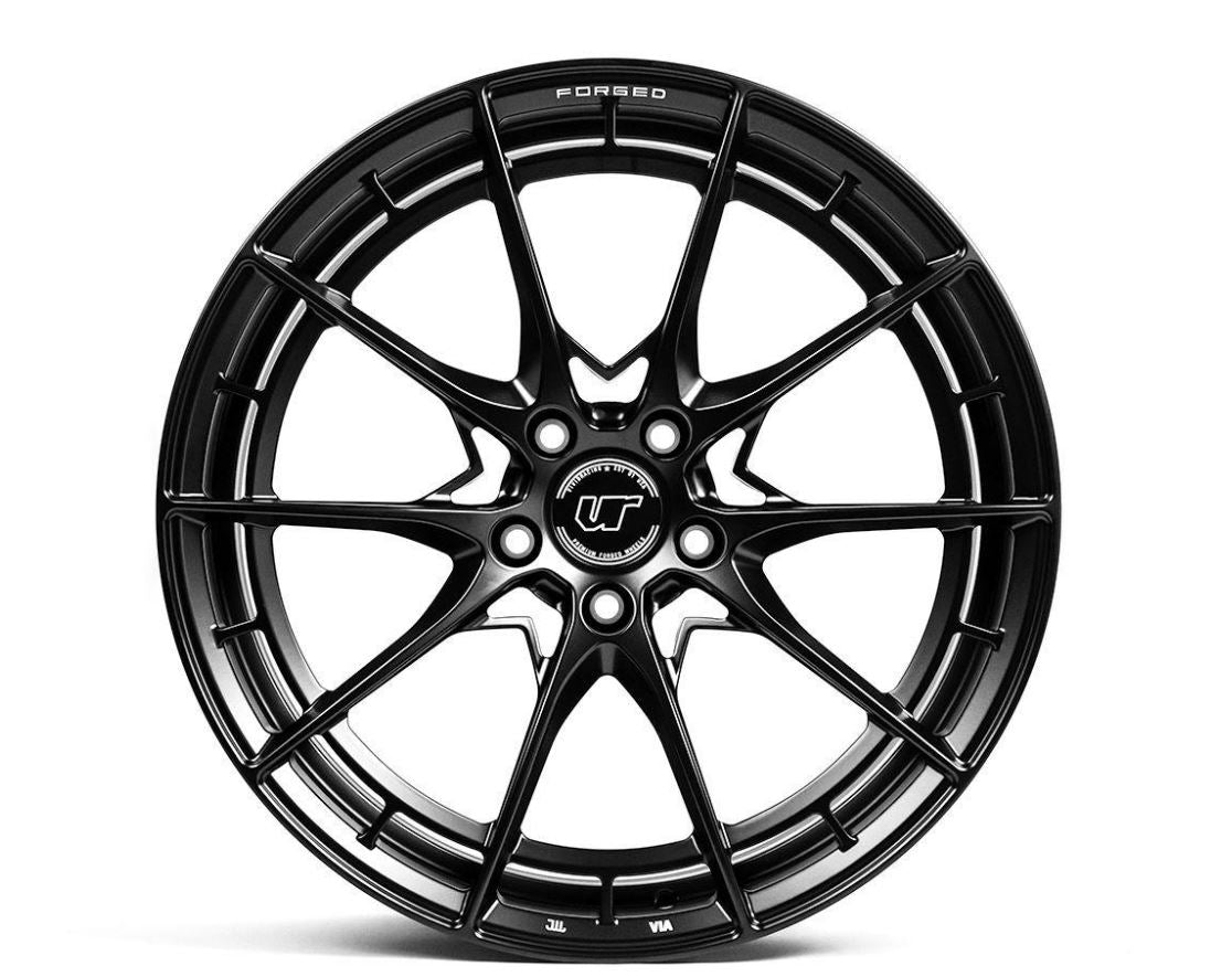 VR Forged D03-R Wheel Package Audi A4 S4 B8 B9 19x9.5 Matte Black - FD Racing