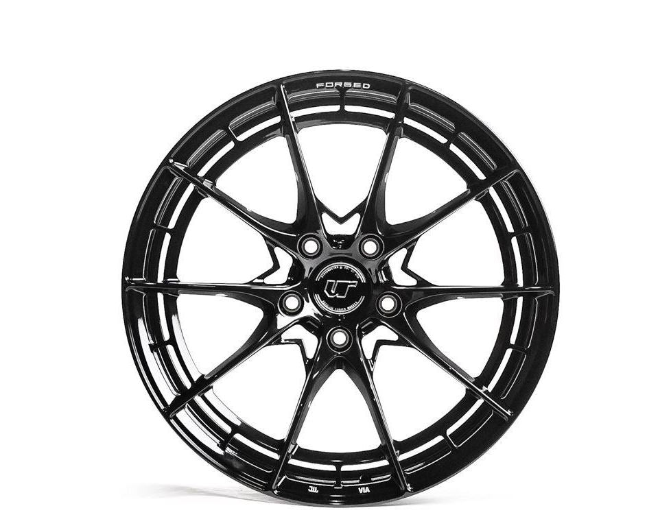 VR Forged D03-R Wheel Package Audi E-Tron 20x9.0 Gloss Black - FD Racing