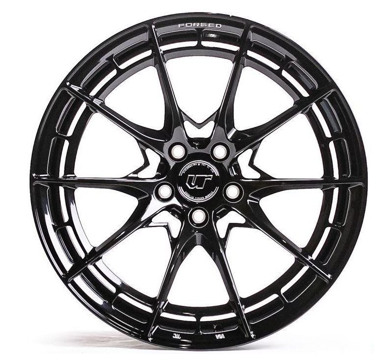 VR Forged D03-R Wheel Package McLaren 12C | 570S | 600LT | 650S 19x8.5 20x12 Gloss Black - FD Racing