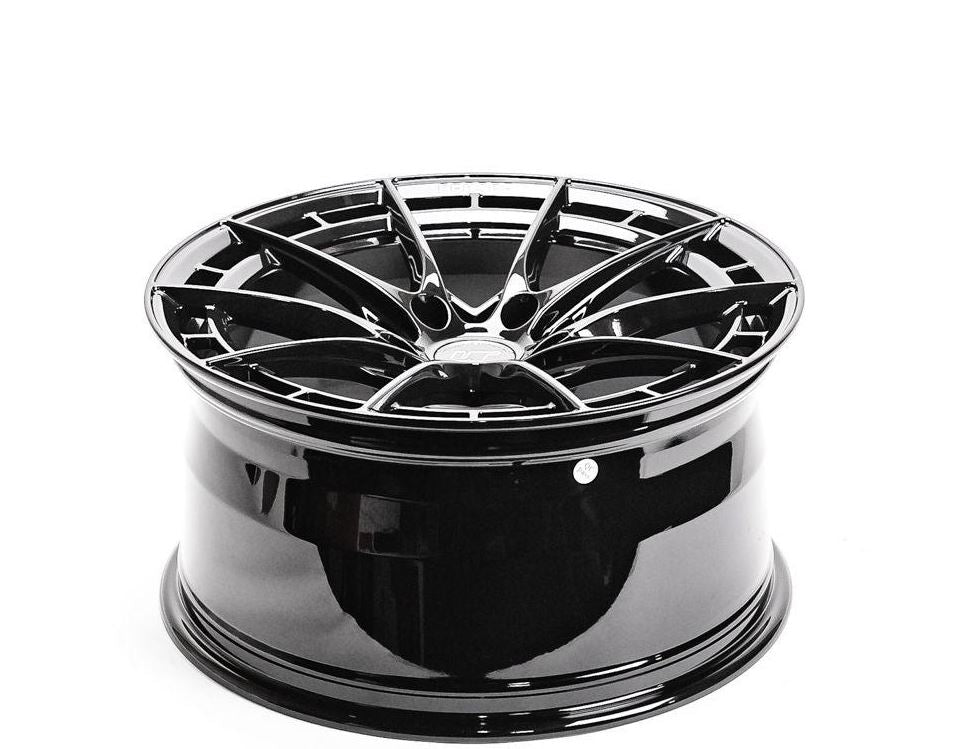 VR Forged D03-R Wheel Package Audi Q5 20x9.0 Squared Gloss Black - FD Racing