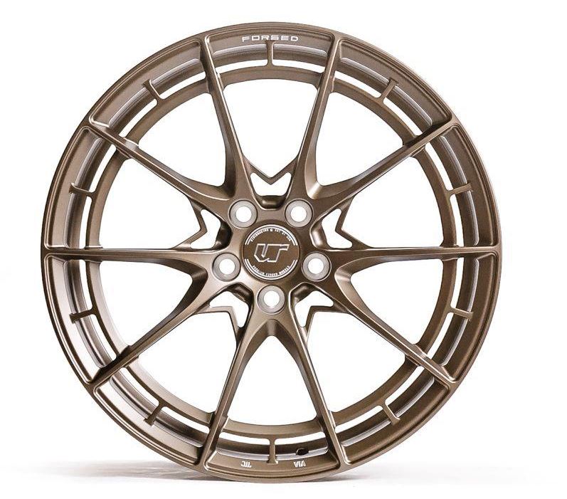 VR Forged D03-R Wheel Package Ford Mustang S550 20x10 20x11 Satin Bronze - FD Racing