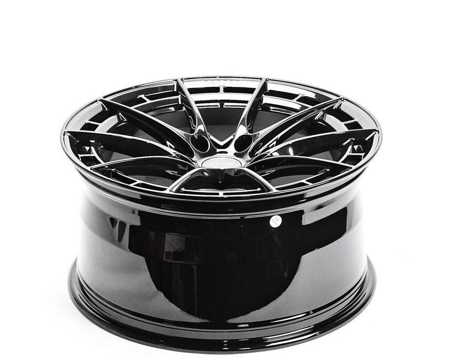 VR Forged D03-R Wheel Package Audi SQ5 20x9.0 Squared Gloss Black - FD Racing