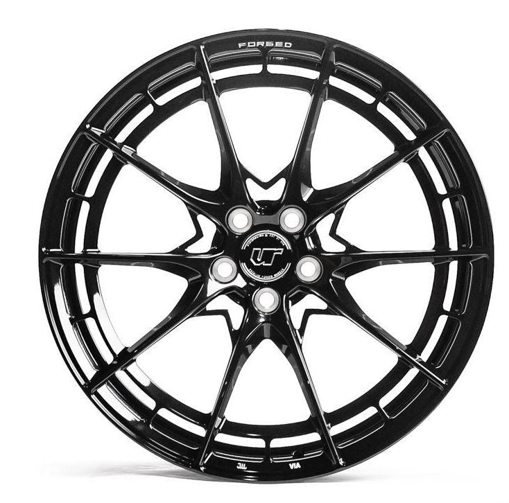 VR Forged D03-R Wheel Package Tesla Model Y 21x9.5 21x10.5 Gloss Black - FD Racing