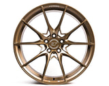 VR Forged D03 Wheel Package Ford Mustang S550 20x10 20x11 Satin Bronze - FD Racing