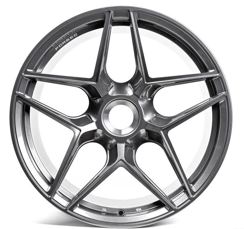 VR Forged D04 Wheel Package Porsche 991 Turbo | 991 GT3 20x9.0 20x12 Center lock Gunmetal - FD Racing