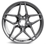 VR Forged D04 Wheel Package Porsche 991 Turbo | 991 GT3 20x9.0 20x12 Center lock Gunmetal - FD Racing