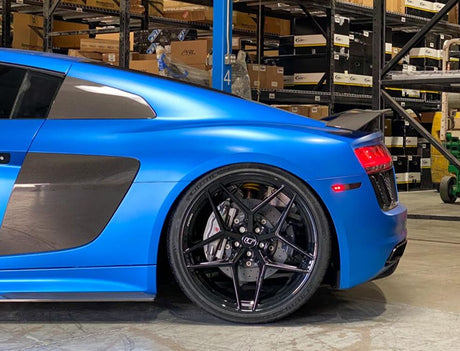 VR Forged D04 Wheel Package Audi R8 20x9.0 21x12 Gloss Black - FD Racing