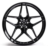 VR Forged D04 Wheel Package Lamborghini Huracan 20x9.0 21x12 Gloss Black - FD Racing