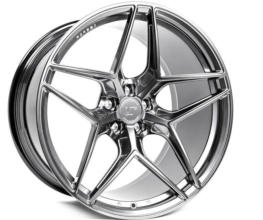 VR Forged D04 Wheel Package Audi R8 20x9.0 21x12 Hyper Black - FD Racing