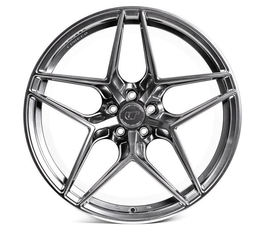 VR Forged D04 Wheel Package Audi R8 20x9.0 21x12 Hyper Black - FD Racing