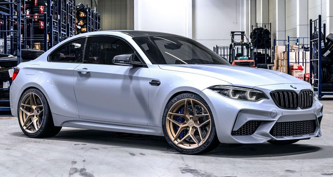 VR Forged D04 Wheel Package BMW M2 19x9.5 19x10.5 Satin Bronze - FD Racing