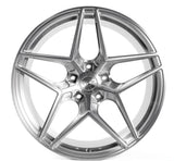 VR Forged D04 Wheel Package Porsche Taycan 21x9.5 21x11.5 Brushed - FD Racing