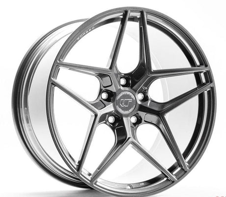 VR Forged D04 Wheel Package Porsche Taycan 21x9.5 21x11.5 Gunmetal - FD Racing