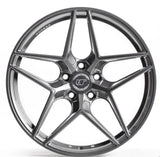 VR Forged D04 Wheel Package Porsche Taycan 21x9.5 21x11.5 Gunmetal - FD Racing