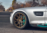 VR Forged D05 Wheel Package Mercedes AMG GT 20x9.5 21x11.5 Satin Bronze - FD Racing