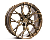 VR Forged D05 Wheel Package Mercedes AMG GT 20x9.5 21x11.5 Satin Bronze - FD Racing