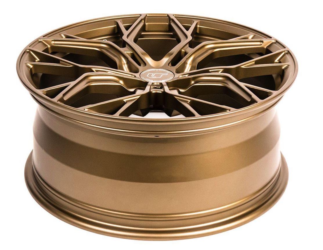 VR Forged D05 Wheel Package McLaren 12C | 570S | 600LT | 650S 19x8.5 20x12 Satin Bronze - FD Racing