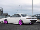 VR Forged D10 Wheel Package Nissan 240SX S13 S14 18x9.5 +22 | 18x10.5 +22 Drift Spec Fluorescent Pink - FD Racing