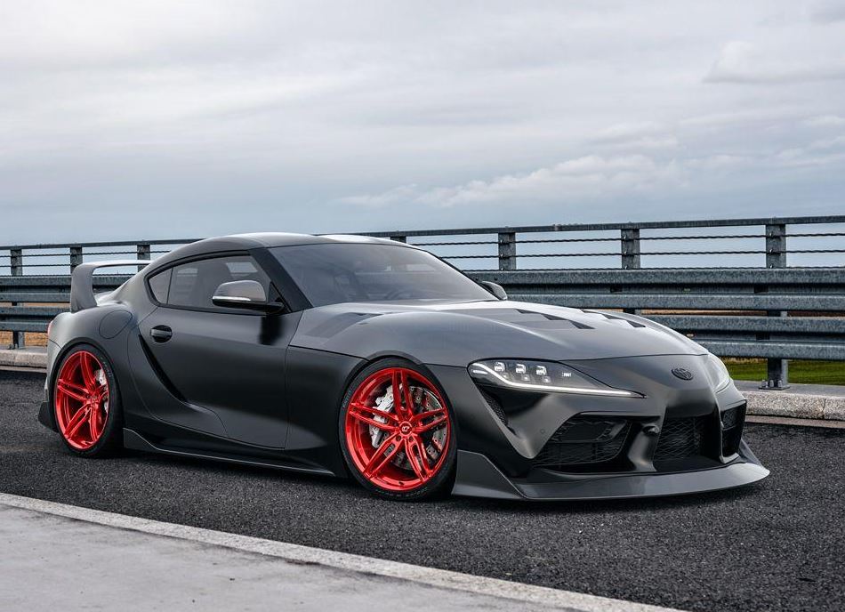 VR Forged D10 Wheel Package Supra | Z4 20x9.5 20x11 Brushed Red - FD Racing