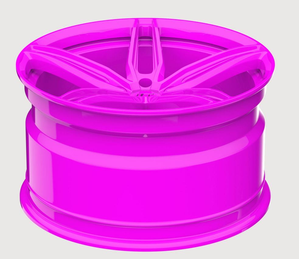 VR Forged D10 Wheel Package Nissan 240SX S13 S14 18x9.5 +22 | 18x10.5 +22 Drift Spec Fluorescent Pink - FD Racing