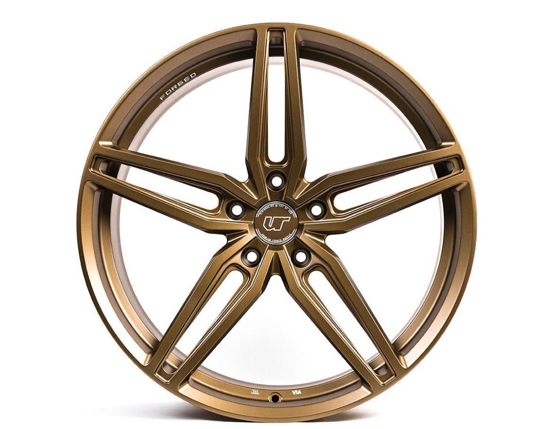 VR Forged D10 Wheel Package Nissan GT-R 20x10 20x12 Satin Bronze - FD Racing