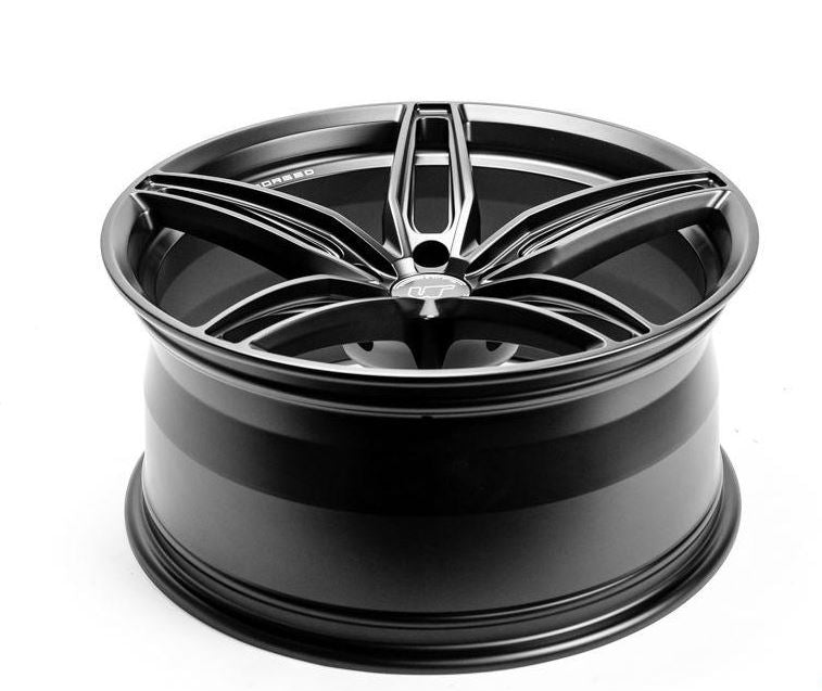 VR Forged D10 Wheel Package Porsche Taycan 22x10 22x11.5 Matte Black - FD Racing