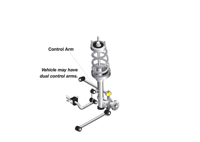 Whiteline Upper Outer Bushing, Rear Control Arm – Ford Focus ST / RS MK2/MK3 - FD Racing