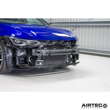 Image of the AIRTEC Intercooler Upgrade installed within the engine bay, showcasing its compatibility and placement