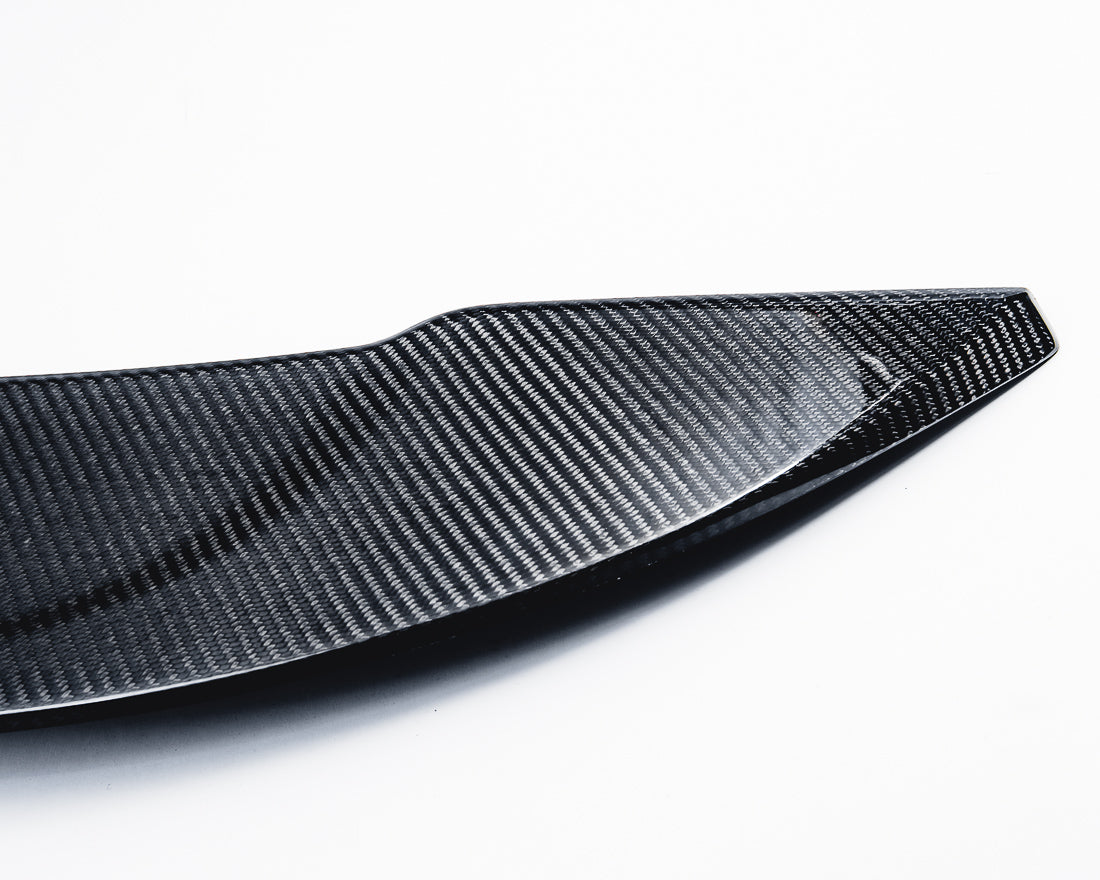 VR Aero Gloss Carbon Fiber Trunk Spoiler Tesla Model 3 2018+ - FD Racing