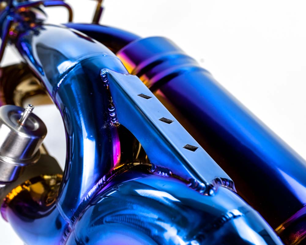 VR Performance Audi R8 2020+ Blue Titanium Exhaust System