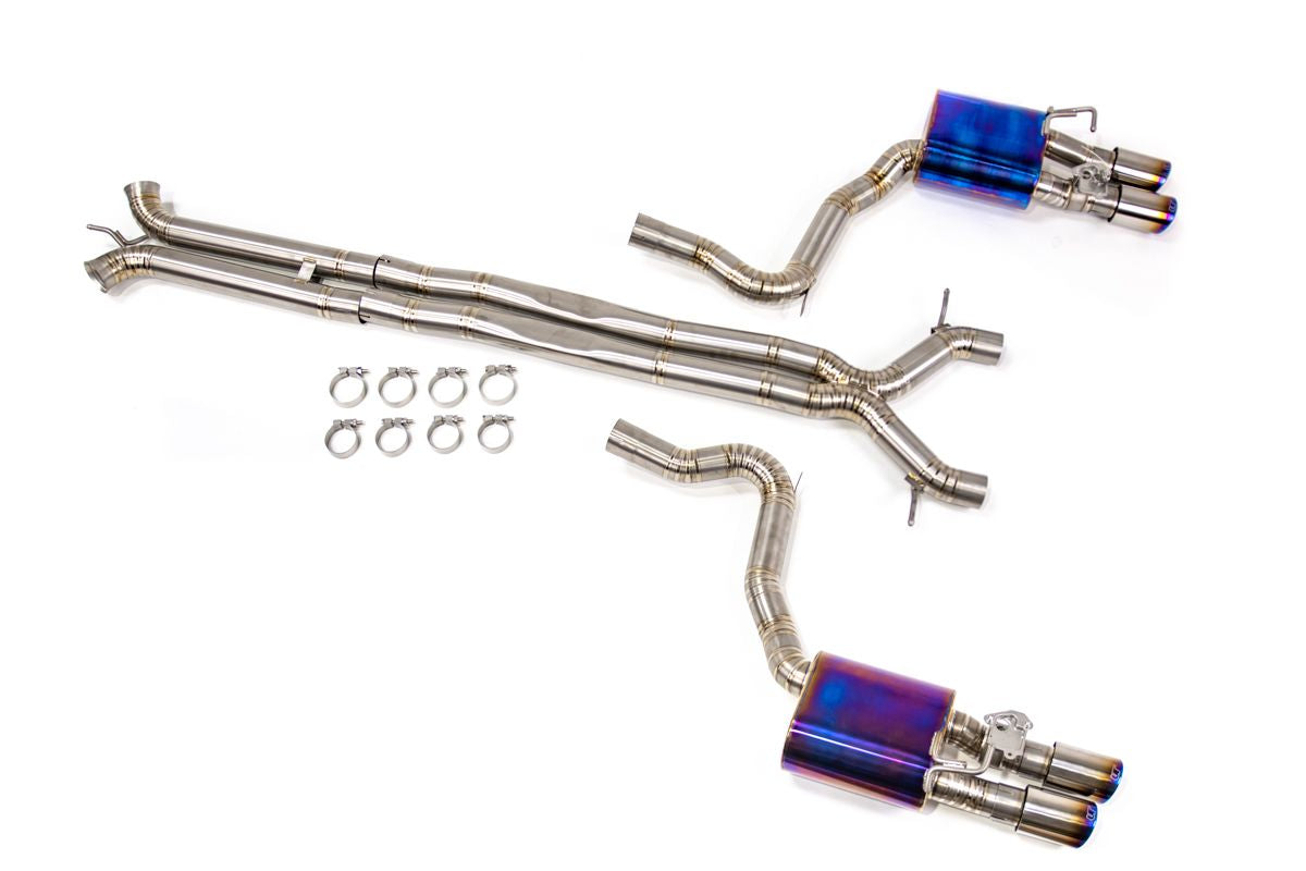 VR Performance Porsche Panamera 971 Titanium Exhaust System 2.9T | 4.0T Long Version - FD Racing