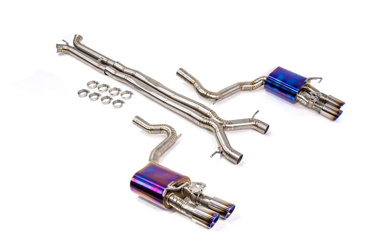 VR Performance Porsche Panamera 971 Titanium Exhaust System 2.9T | 4.0T Long Version - FD Racing