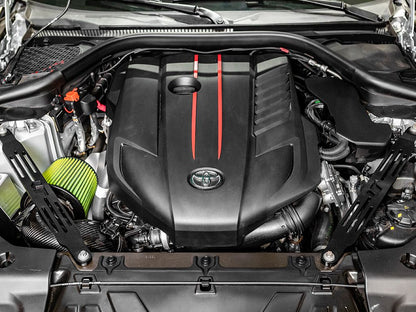 VR Performance Cross Strut Braces Black Billet Aluminum Toyota Supra A90 A91