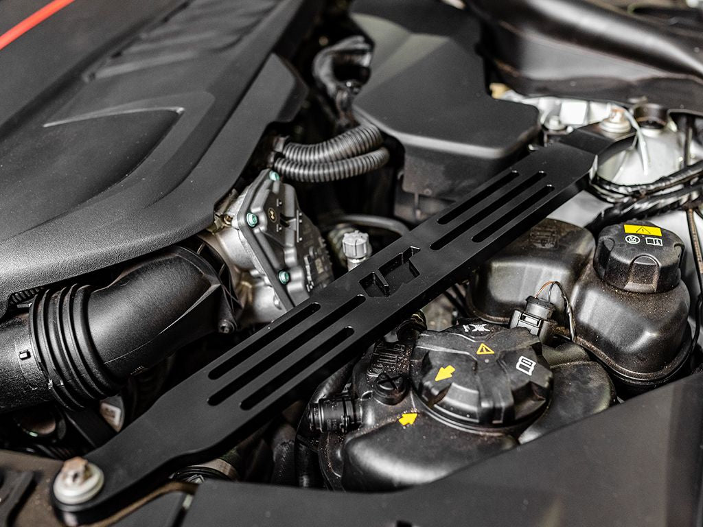 VR Performance Cross Strut Braces Black Billet Aluminum Toyota Supra A90 A91