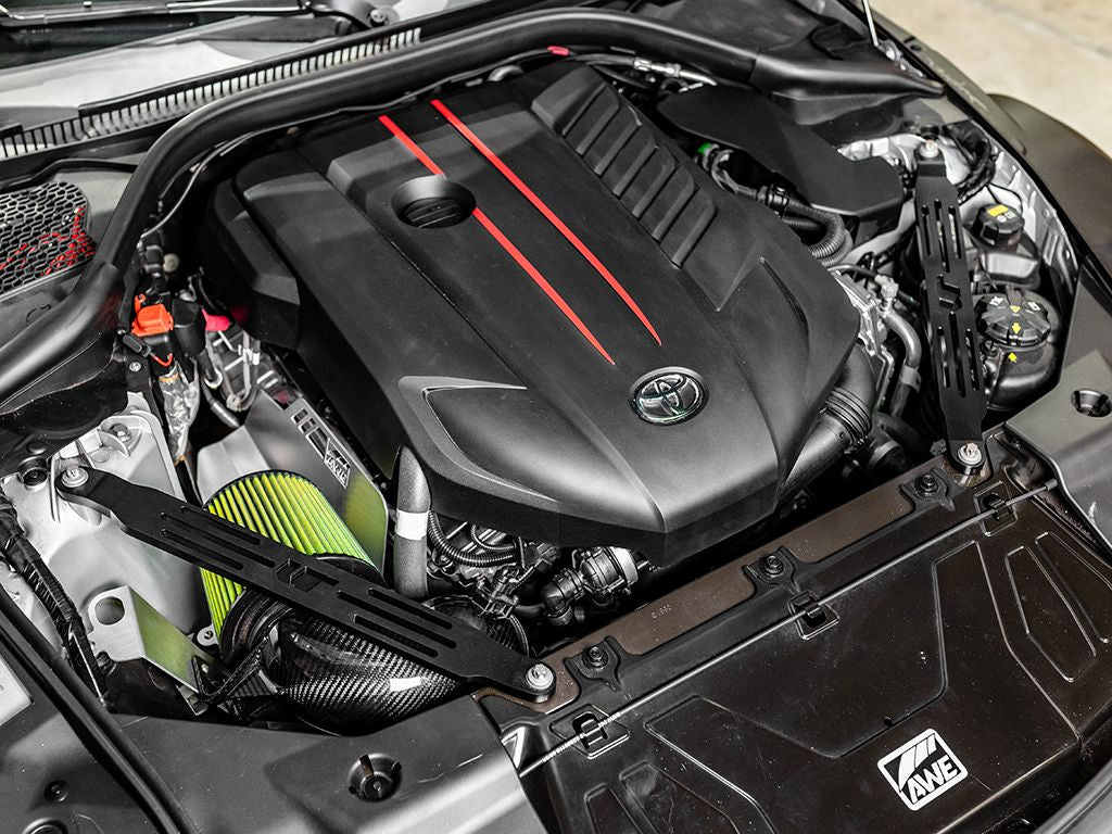 VR Performance Cross Strut Braces Black Billet Aluminum Toyota Supra A90 A91