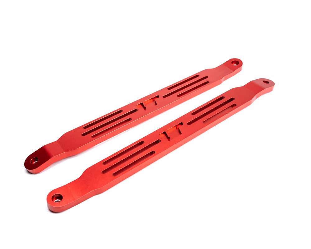 VR Performance Cross Strut Braces Red Billet Aluminum Toyota Supra A90 A91 - FD Racing