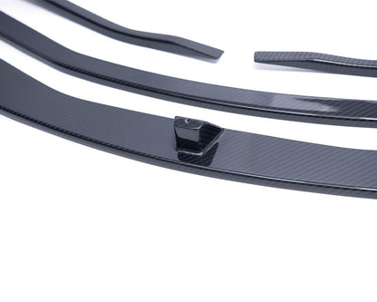 VR Aero Carbon Fiber 4 Piece Front Lip Toyota A90 Supra 2020+