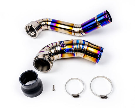 VR Performance Toyota Supra MKV Titanium Charge pipe and J-Pipe Kit - FD Racing